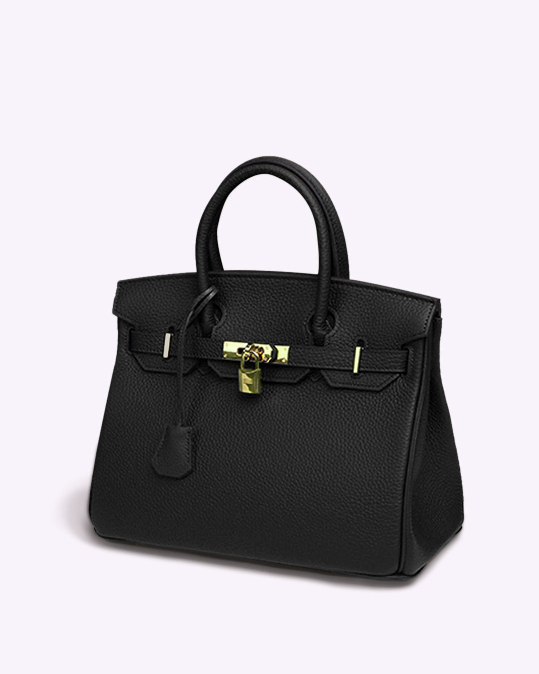Lederen handtas voor dames met slot