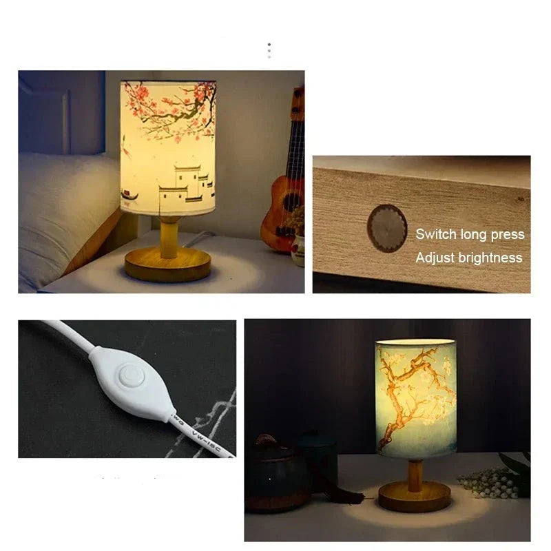 Japanse Lamp - Rozenlamp - Dimbaar - Nachtlamp