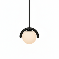 Uveta Lineaire Kroonluchter Rood & Zilver