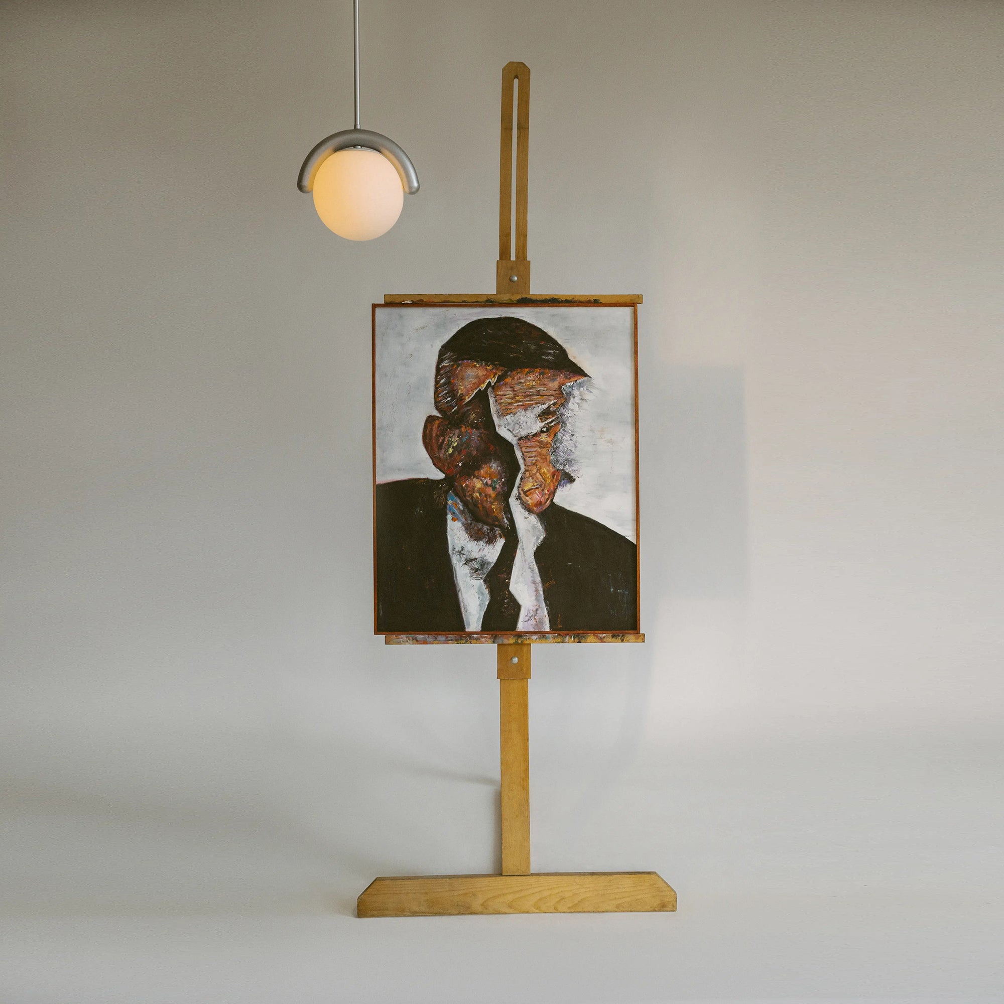 Uveta Lijnvormige Hanglamp Rood & Zilver