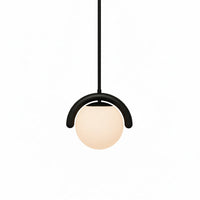 Uveta Lijnvormige Hanglamp Rood & Zilver