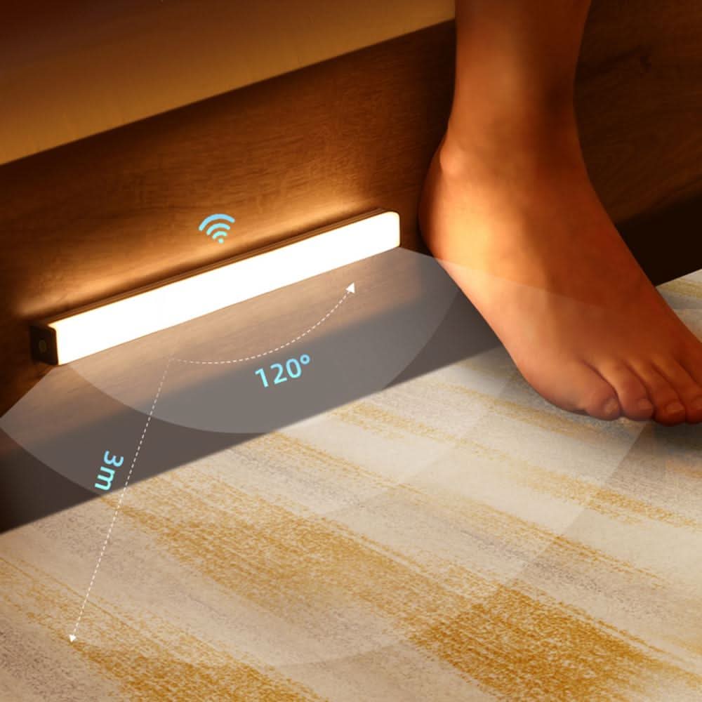 Lichtleiste | Draadloos Nachtlicht met Bewegingssensor | Warm Oriëntatielicht | Sensolux