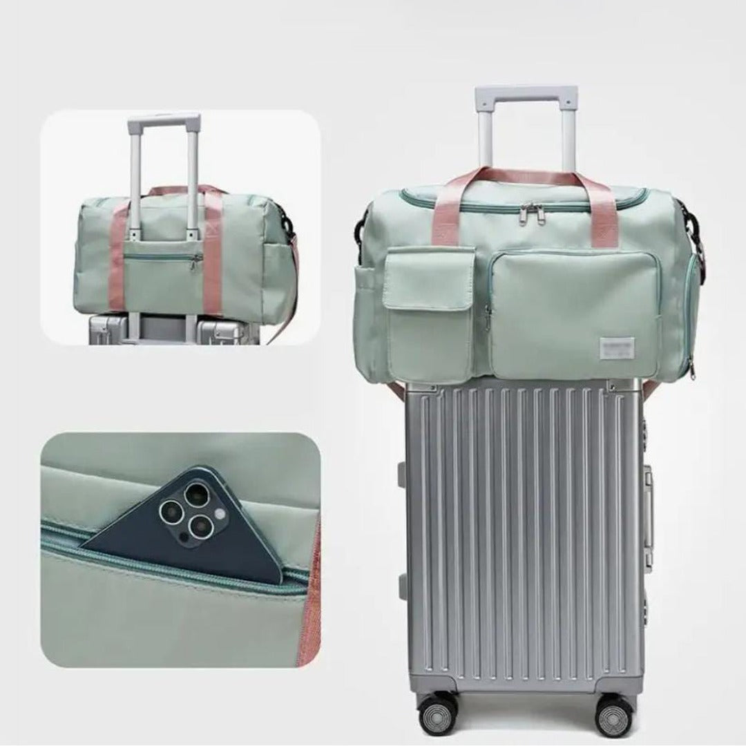 Multi-Tassen Reisetasche, Sport- en Gymnastiek-Duffle met aparte schoenenvak