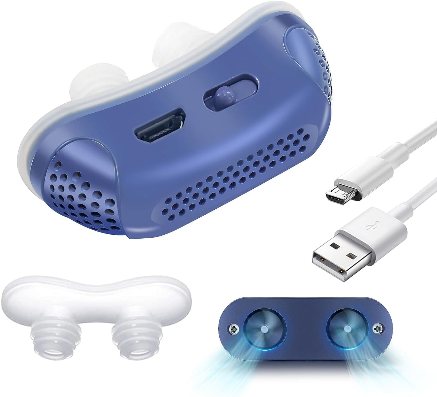 SilentBreathe | Lichtgewicht CPAP-apparaat met USB-oplaadbare voeding