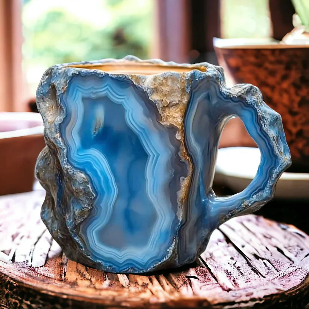 MugGem - Ambachtelijke stenen mok voor momenten van reflectie