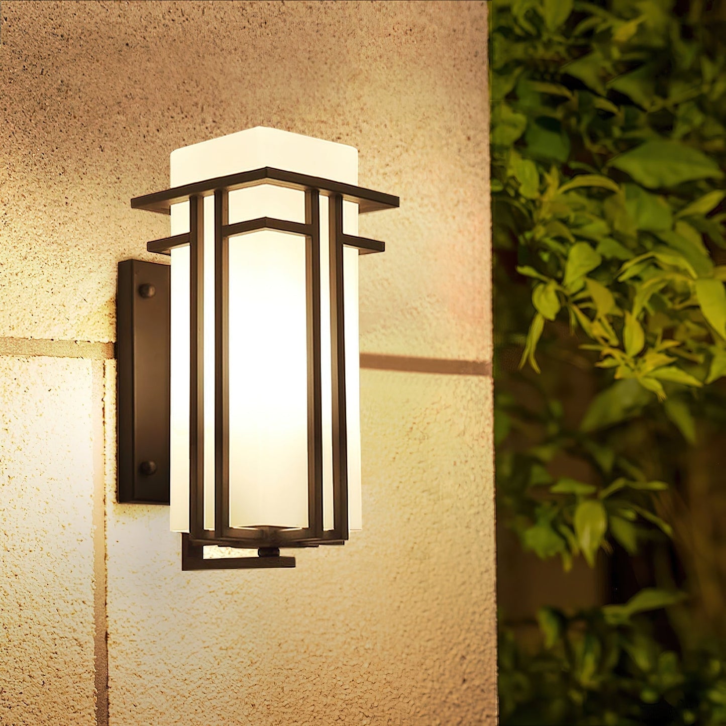 Lustra Buitenwandlamp van IJzer Retro Lantaarn