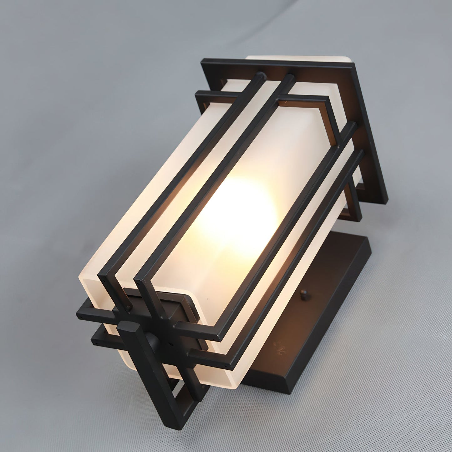 Lustra Buitenwandlamp van IJzer Retro Lantaarn
