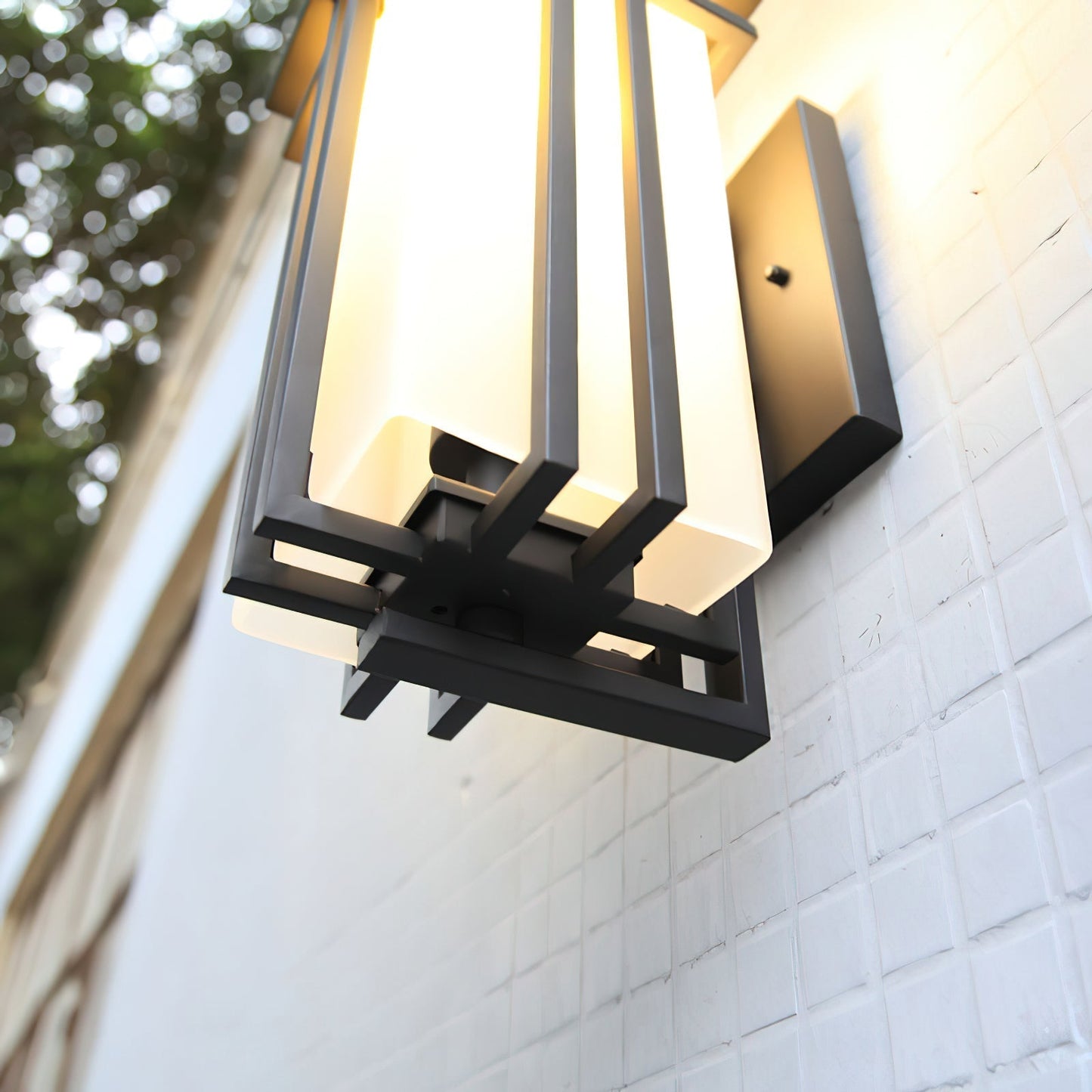 Lustra Buitenwandlamp van IJzer Retro Lantaarn