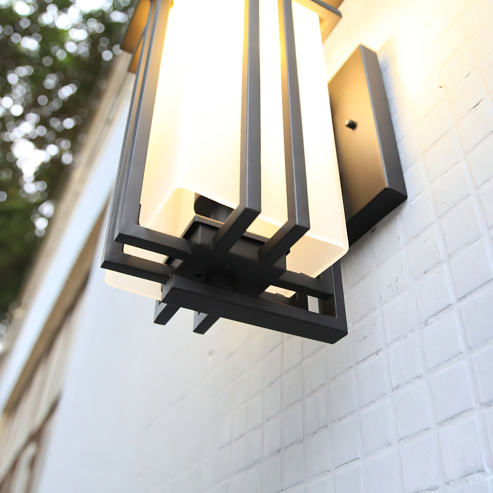 Lustra Buitenwandlamp van IJzer Retro Lantaarn