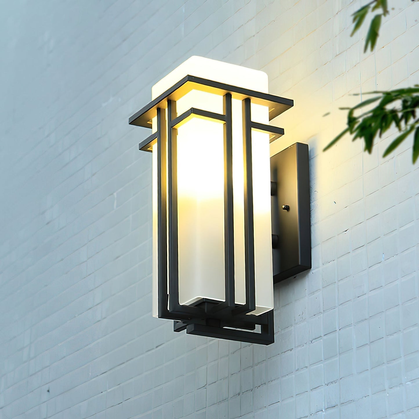 Lustra Buitenwandlamp van IJzer Retro Lantaarn