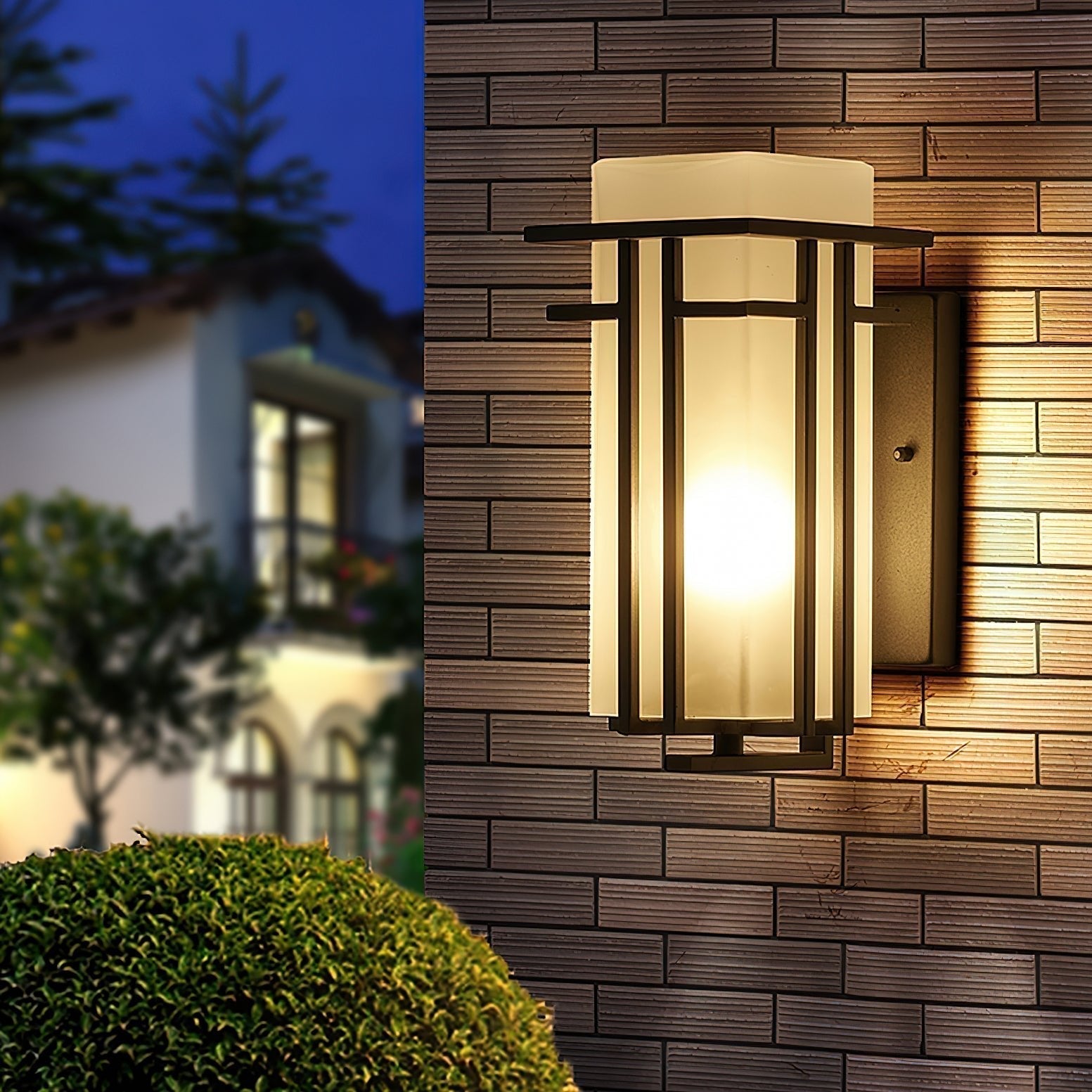 Lustra Buitenwandlamp van IJzer Retro Lantaarn