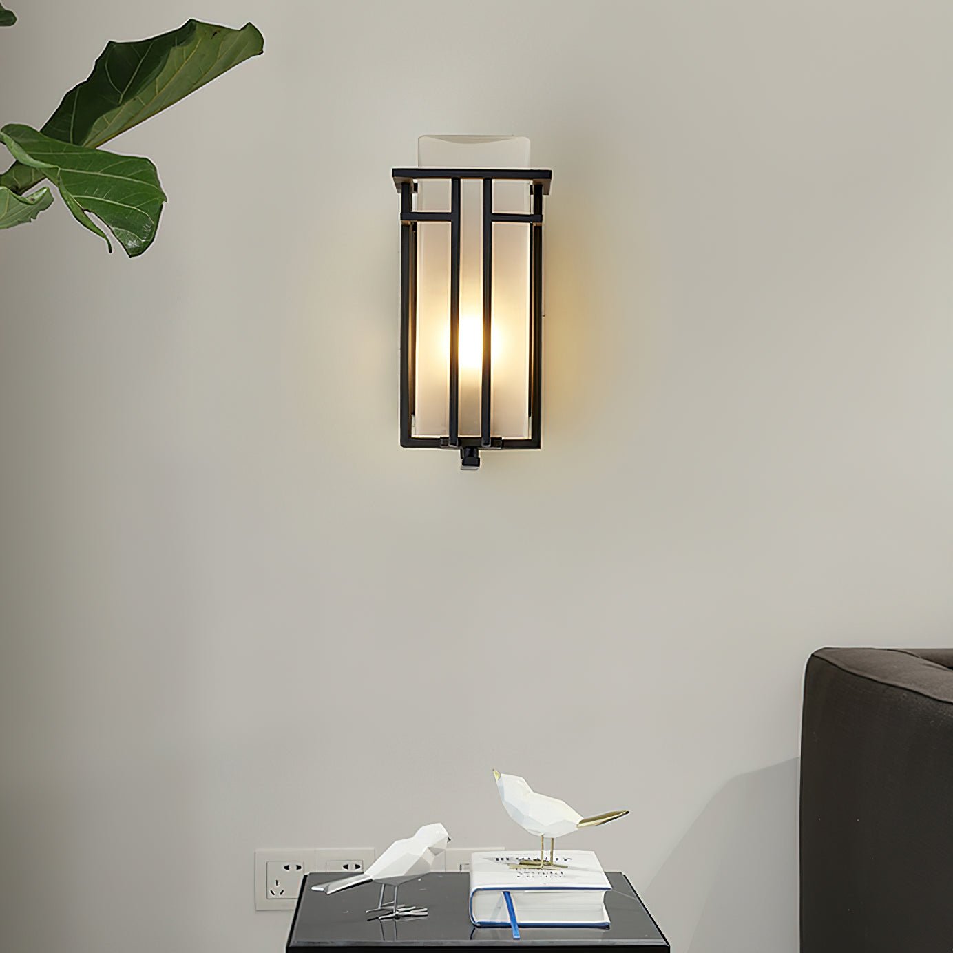 Lustra Buitenwandlamp van IJzer Retro Lantaarn