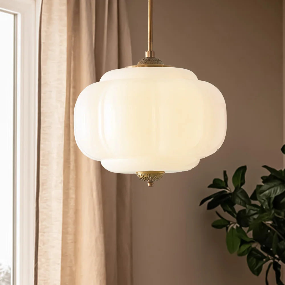 Liora Vintage Melkglas Eloise Hanglamp