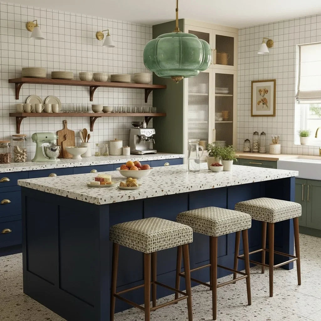 Liora Vintage Melkglas Eloise Hanglamp