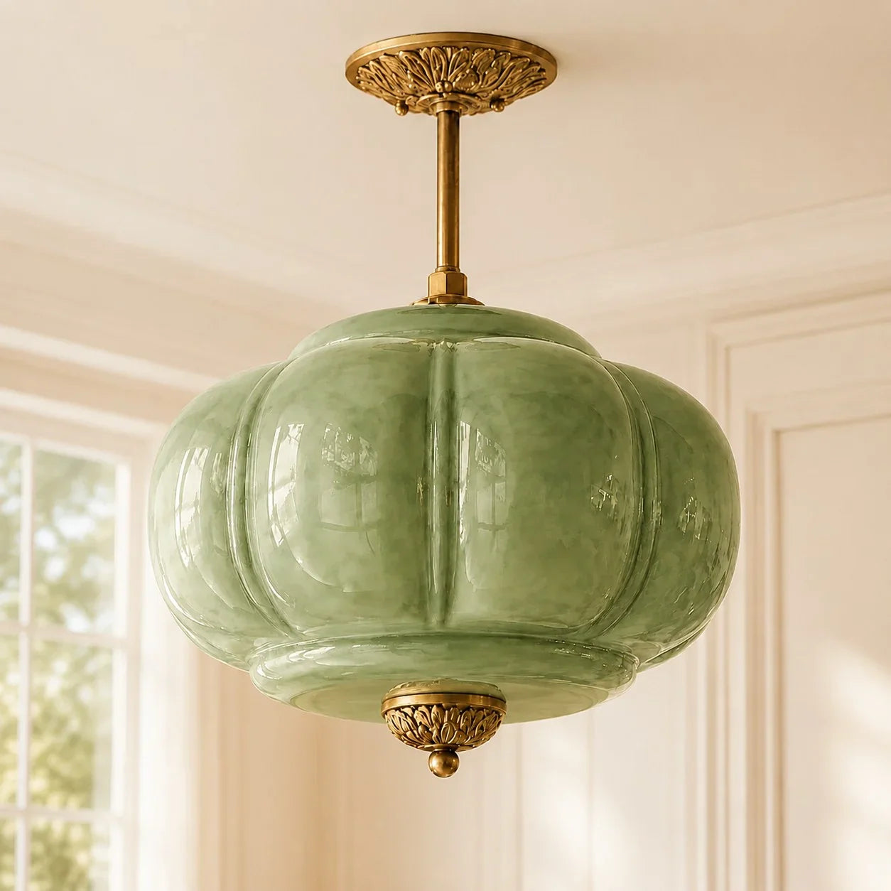 Liora Vintage Melkglas Eloise Hanglamp
