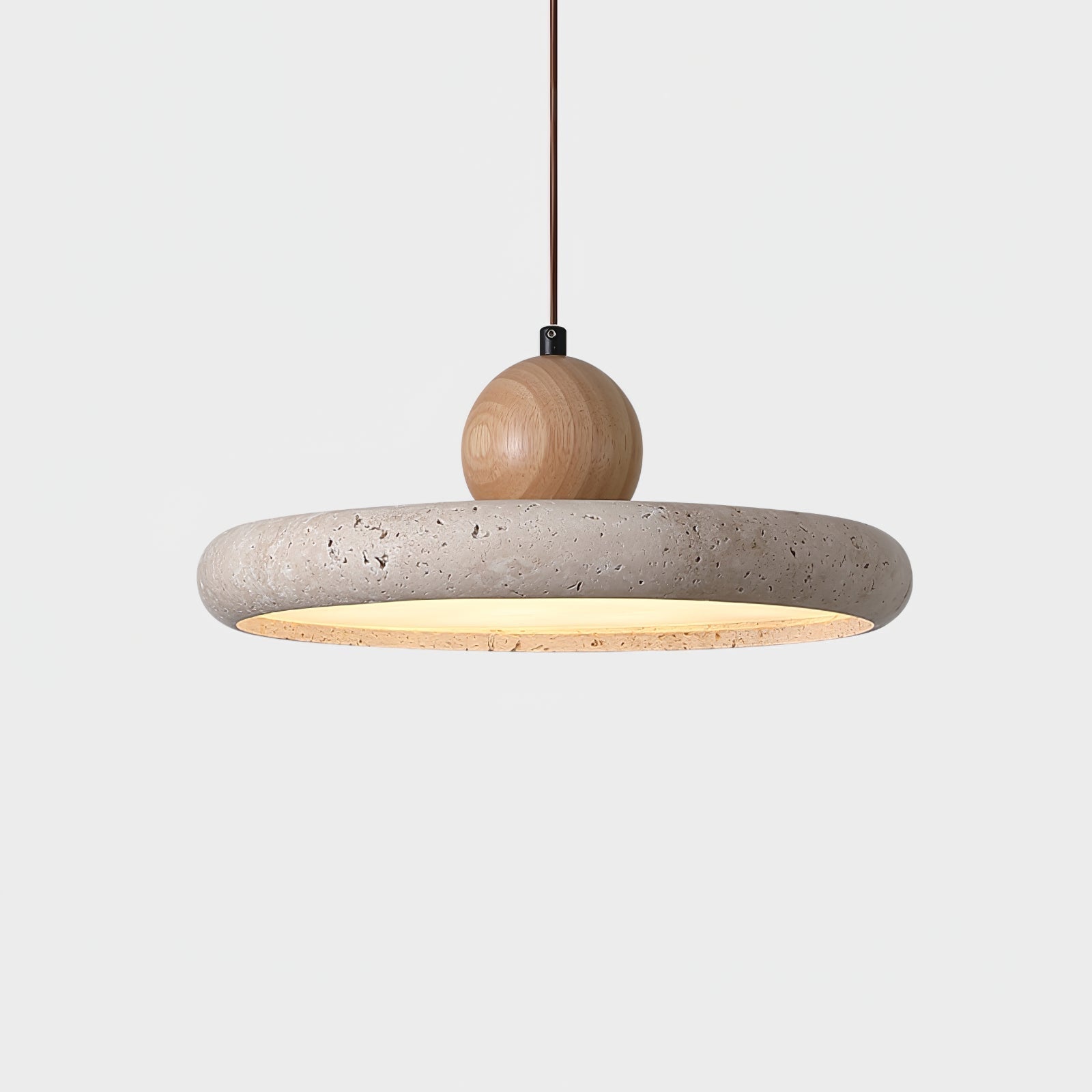 Opalyn Hanglamp Travertin Hout