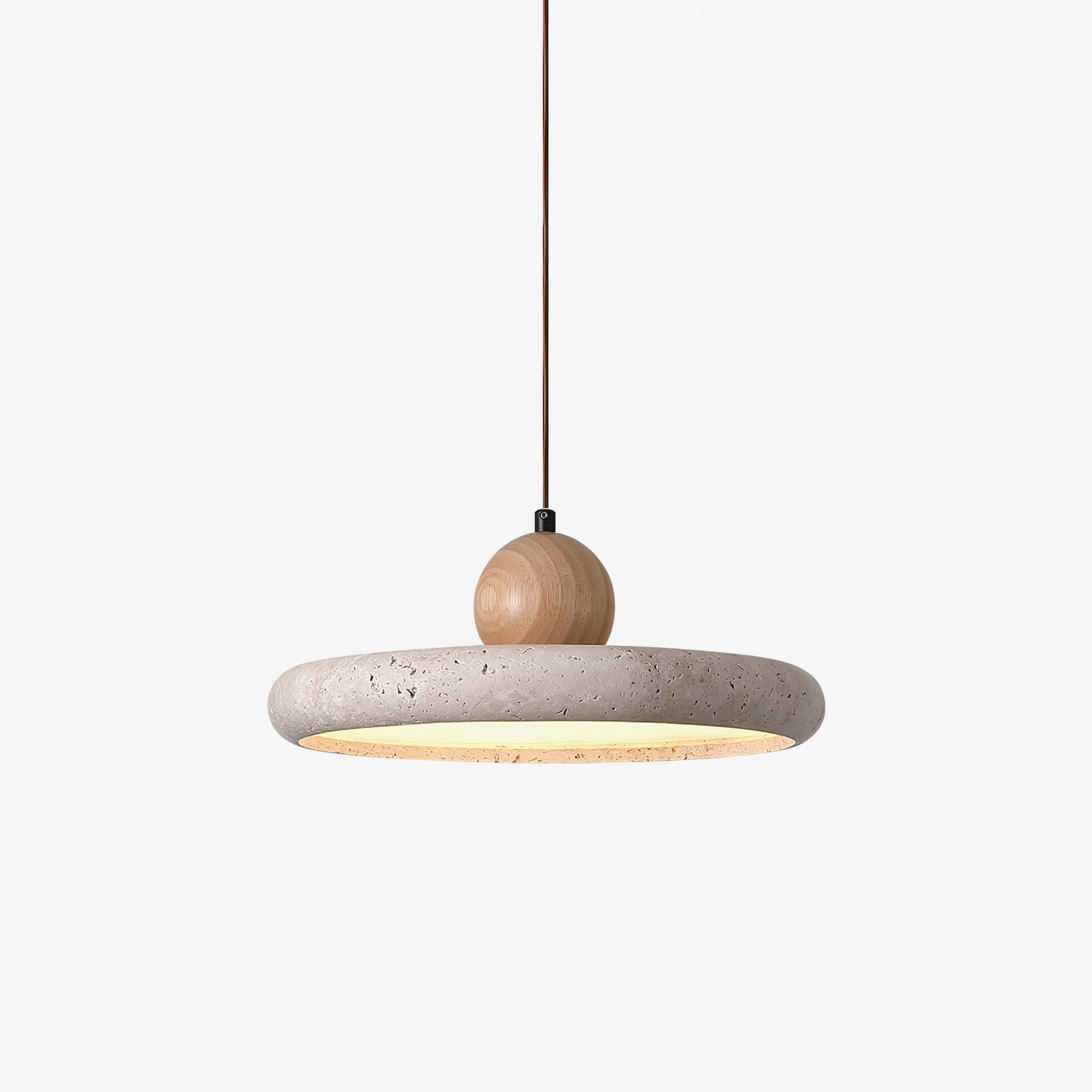 Opalyn Hanglamp Travertin Hout