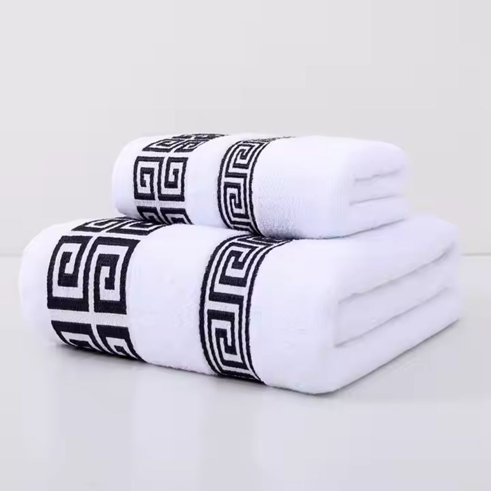 Casa Luxe Athena Katoenen Handdoeken Set | 2 stuks