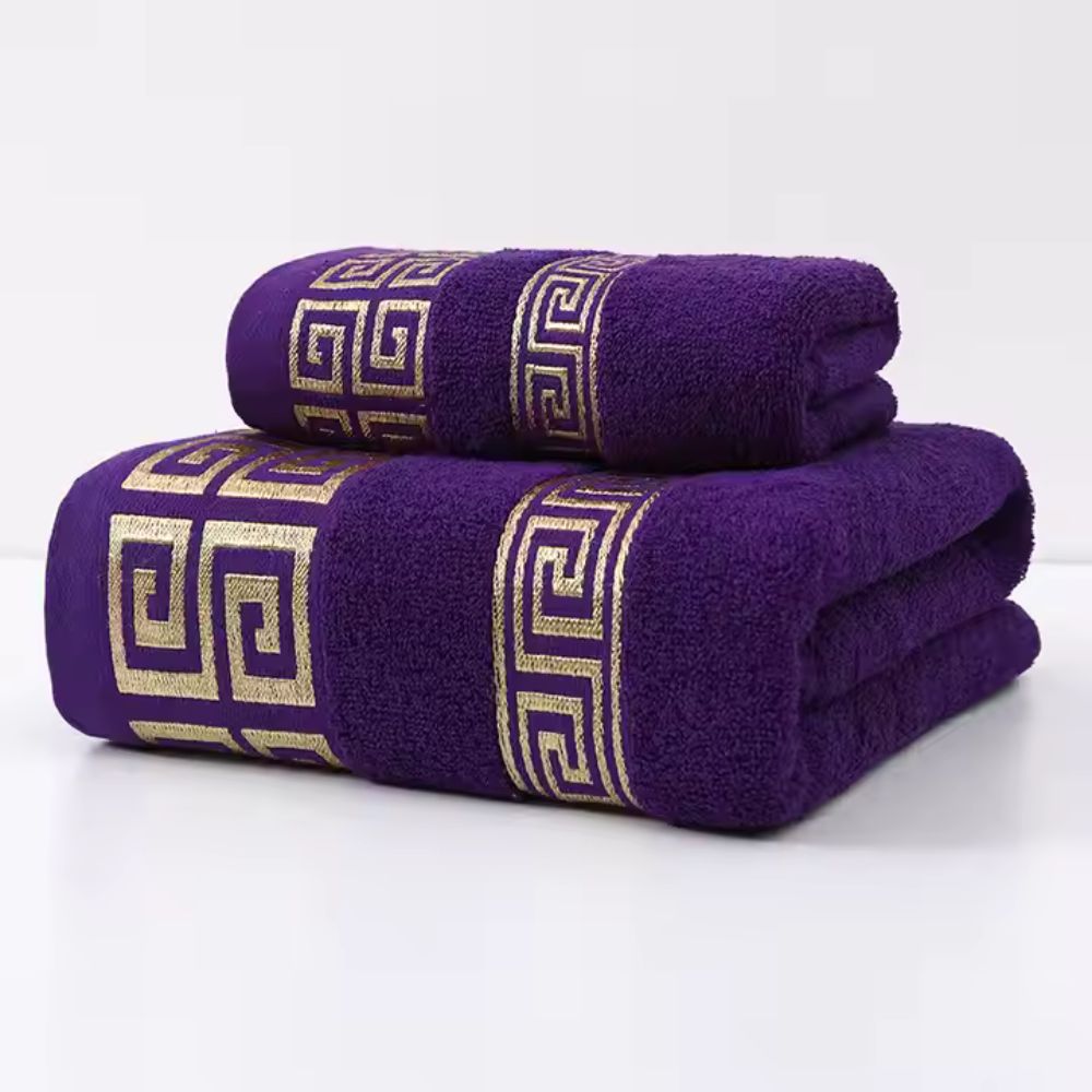 Casa Luxe Athena Katoenen Handdoeken Set | 2 stuks