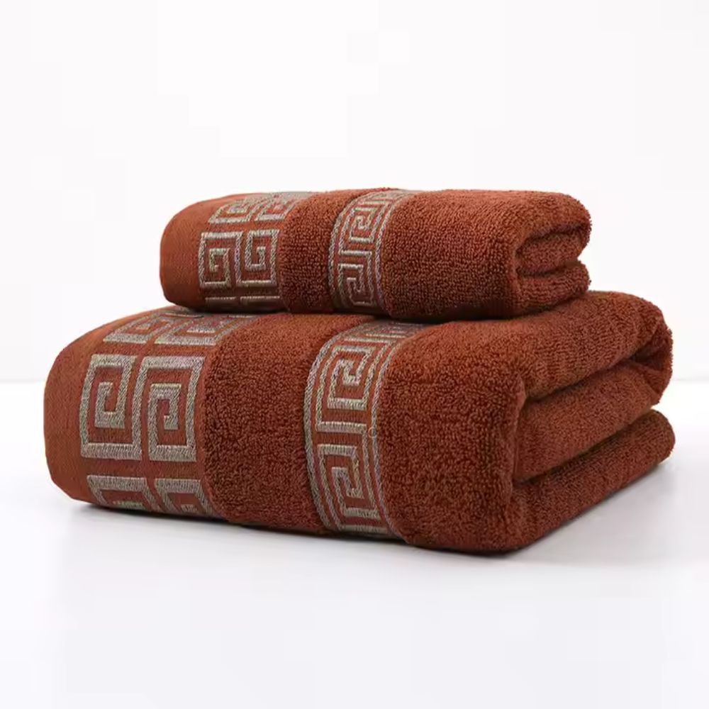 Casa Luxe Athena Katoenen Handdoeken Set | 2 stuks