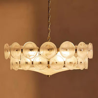 Ventilo Moderne Hanglamp van Amber Glas