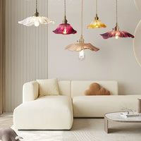 Dennehy Lotus Retro Glazen Hanglamp