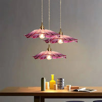 Dennehy Lotus Retro Glazen Hanglamp