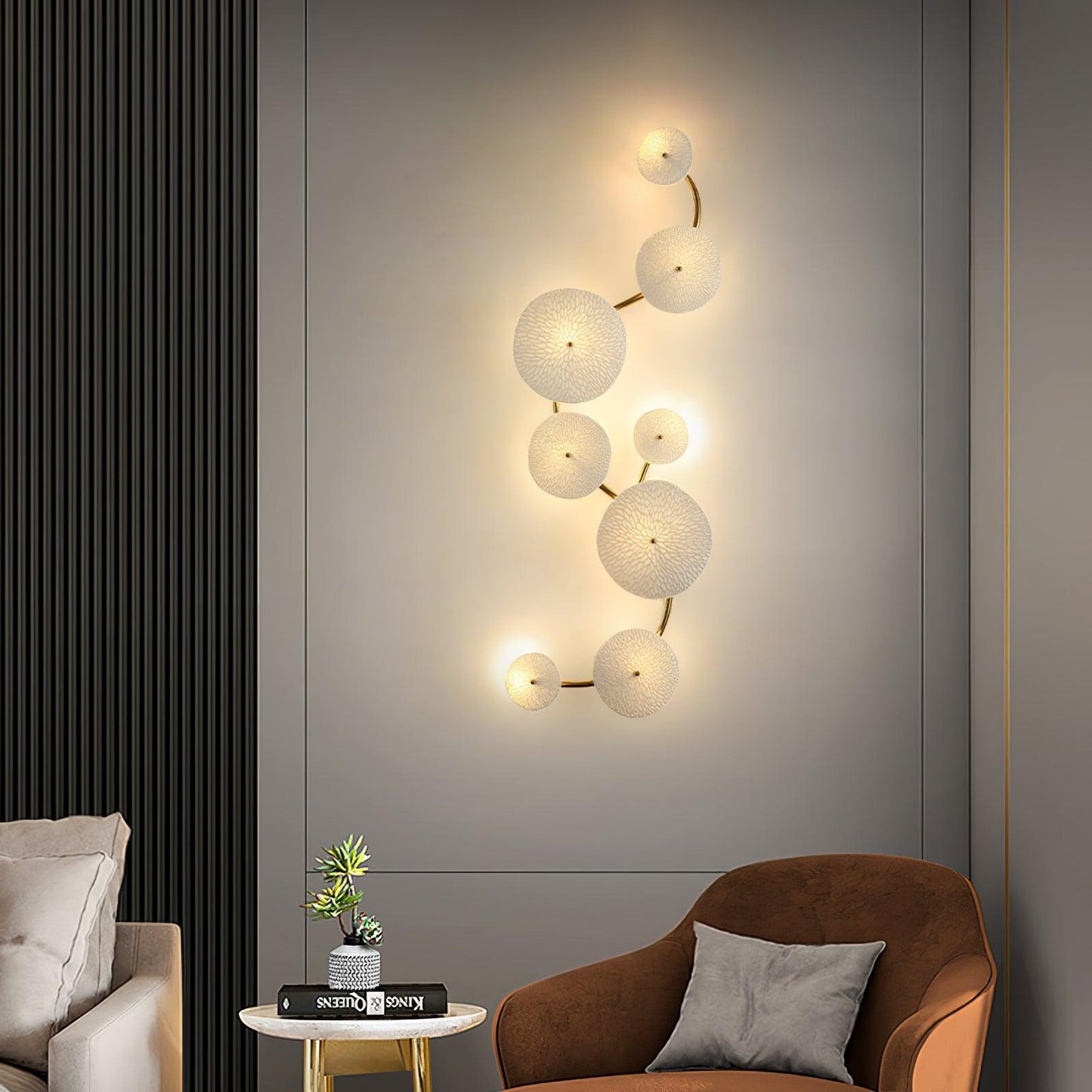 Jesse Wandlamp Bloemblaadjes van Nordic Art Elegant