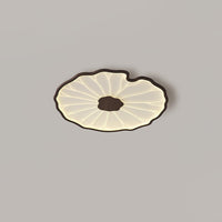 Solara Plafondlamp Lotusblad met Houten Afwerking