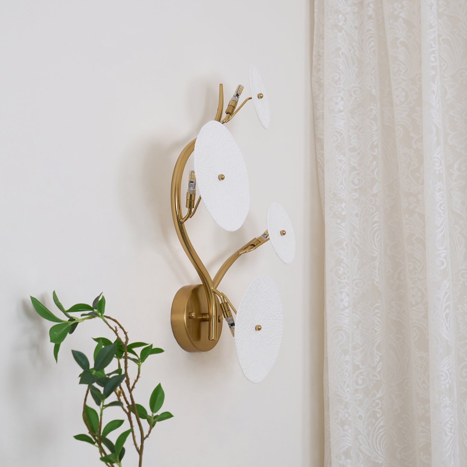 Kaivo Wandlamp Lotusblad