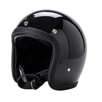 Retro Low-Profile Motorhelm Met DOT En ECE Certificering Voor Veilige Rit