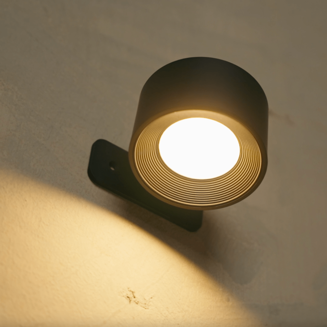 Luméa | LED Wandlamp – Draadloze Verlichting en 360° Draaiende Kop