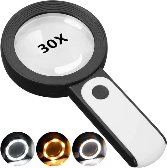 LumenSight | Krachtige 30x LED vergrootglas voor lezen en inspectie