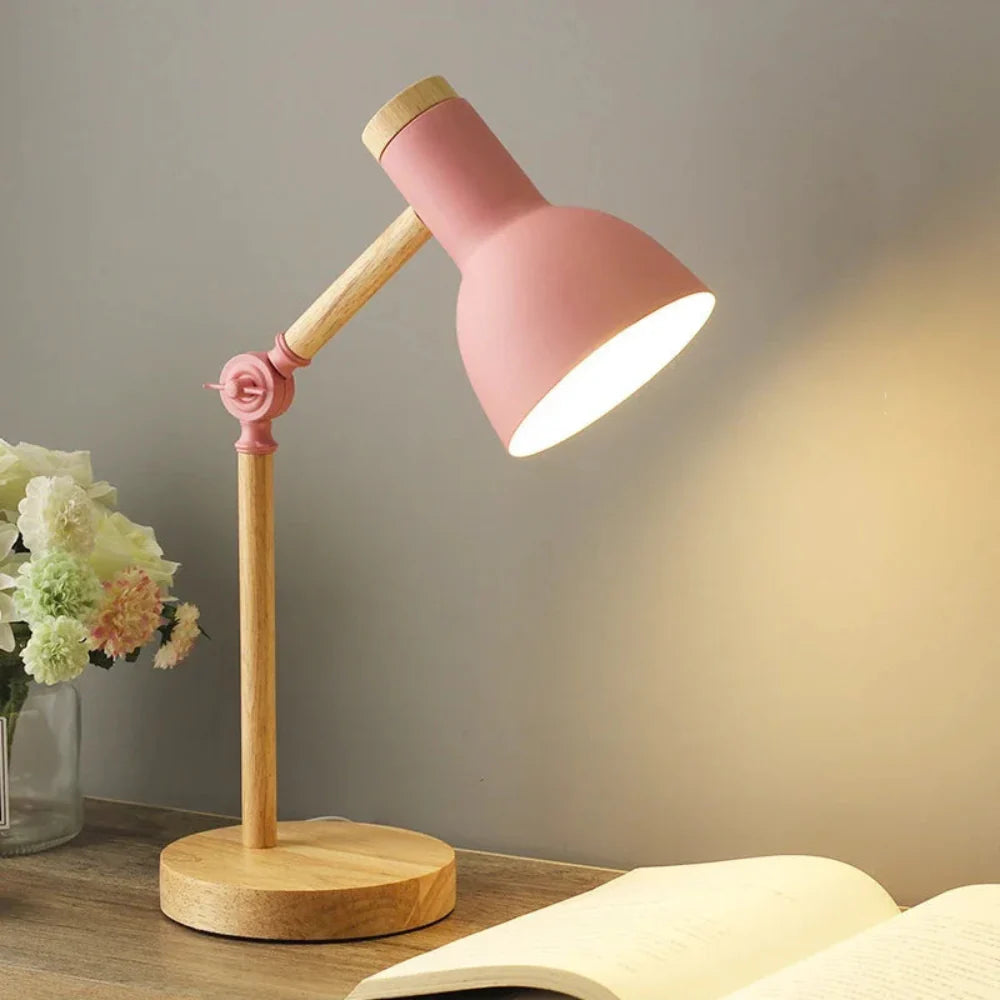 LumoWood - Verstelbare Bureaulamp van Hout
