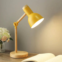 LumoWood - Verstelbare Bureaulamp van Hout
