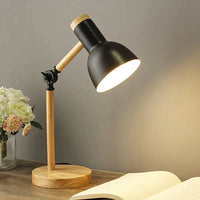 LumoWood - Verstelbare Bureaulamp van Hout