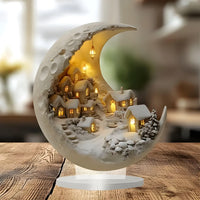 Lunadale - Acryl Maan & Dorpscene Decor