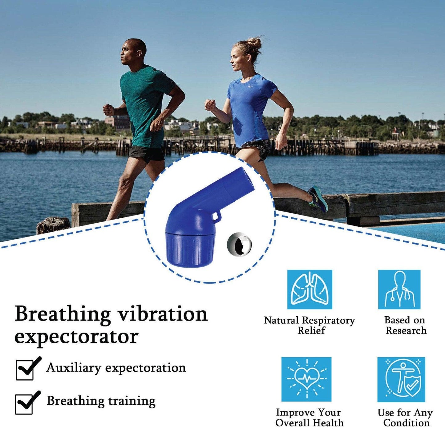 ClearLung Breather | Ademhalingsapparaat voor Natuurlijke Reiniging van Slijm