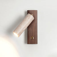 Ornoria Wandlamp Cilindrisch in Travertin