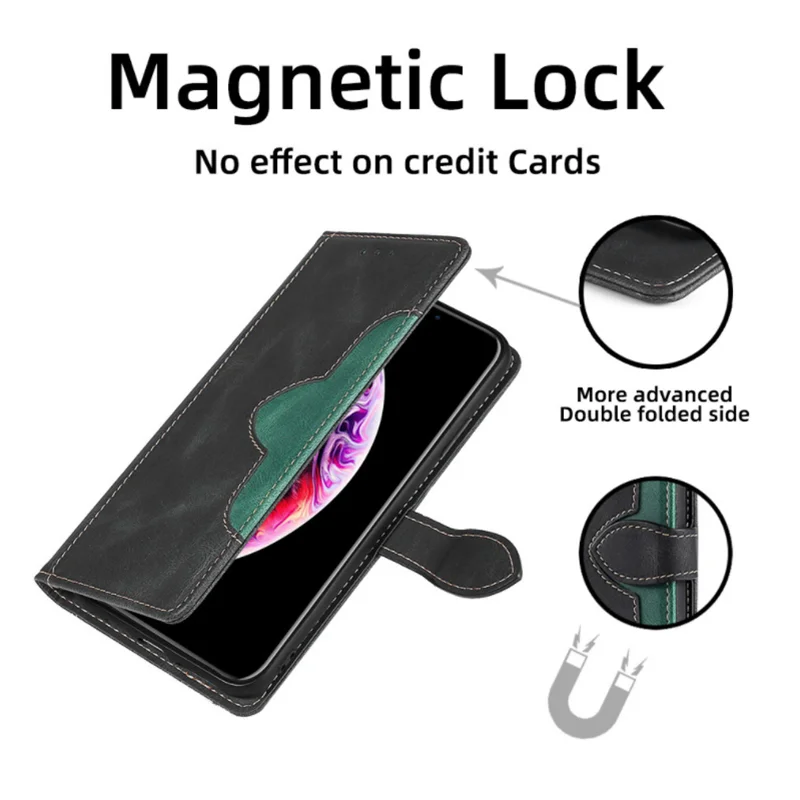 LuxurCase | Magnetische Leren Hoes voor iPhone met Kaarthouder