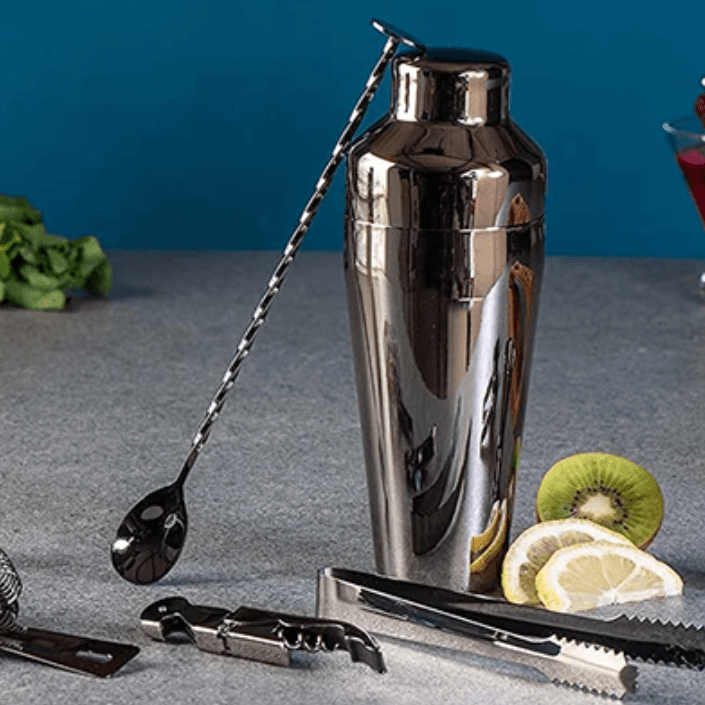 LUXMIX BARSET – 10-delig Cocktailset van RVS voor stijlvolle drankjes