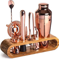 LUXMIX BARSET – 10-delig Cocktailset van RVS voor stijlvolle drankjes
