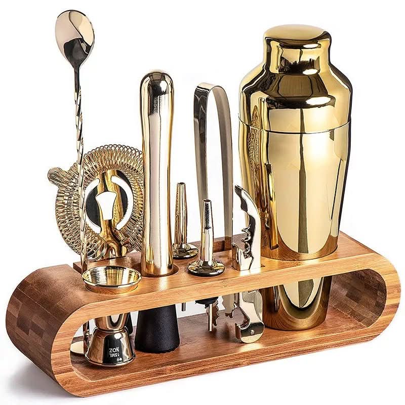 LUXMIX BARSET – 10-delig Cocktailset van RVS voor stijlvolle drankjes