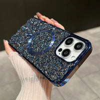 Bling Glitter Magnetische Hülle Voor iPhone