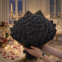 Glitter Rozen Cadeau – Enkele Roos of Rozenboeket in Elegante Cadeaubox