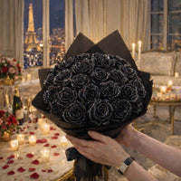 Glitter Rozen Cadeau – Enkele Roos of Rozenboeket in Elegante Cadeaubox