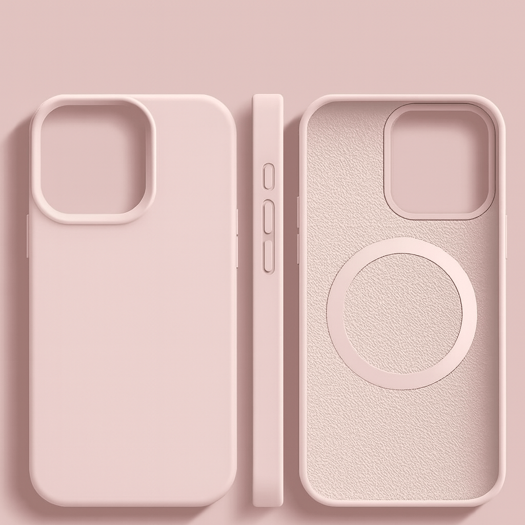 iPhone Hoes MagSafe – Siliconenhoes met Soft Touch en camera bescherming