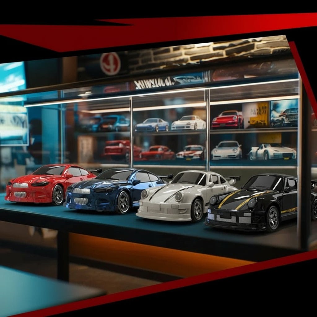 SPEEDNOVA – Mini 1:64 RC-Drift-Racewagen met LED-koplampen