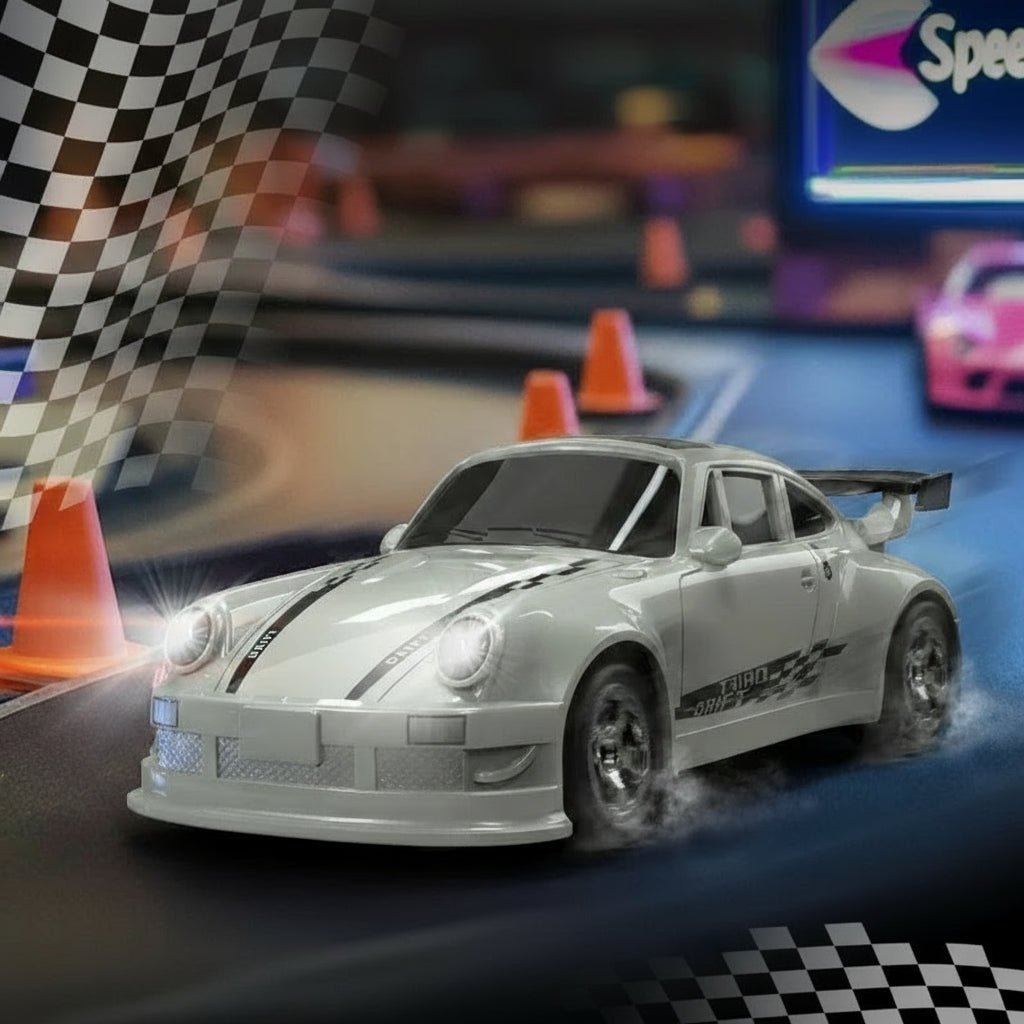 SPEEDNOVA – Mini 1:64 RC-Drift-Racewagen met LED-koplampen