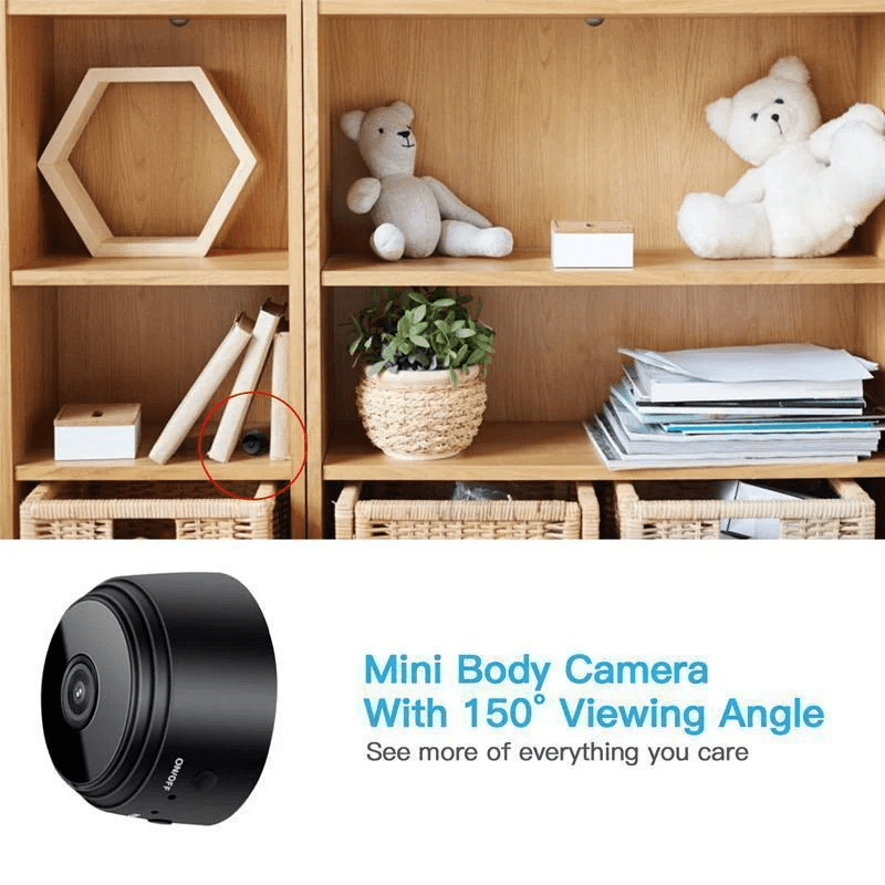 Miniatuurcamera – 1080p Mini Camera met Nachtzicht & App-besturing